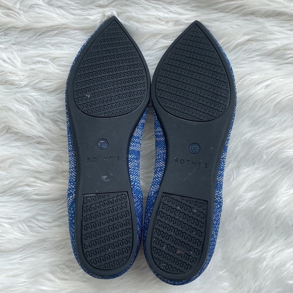 Rothy’s | The Point Flats in Indigo Heather - Picture 14 of 14